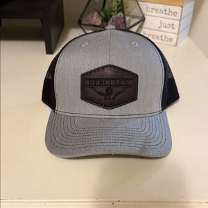 Gray and Black Mesh Cap